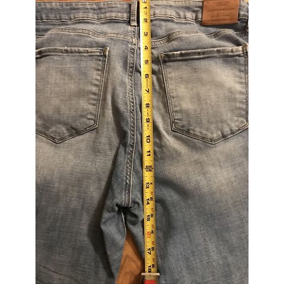 Lucky Brand Hayden Skinny Jeans Women's Size 14/32 Blue Mid Rise Medium Wash - Picture 8 of 10